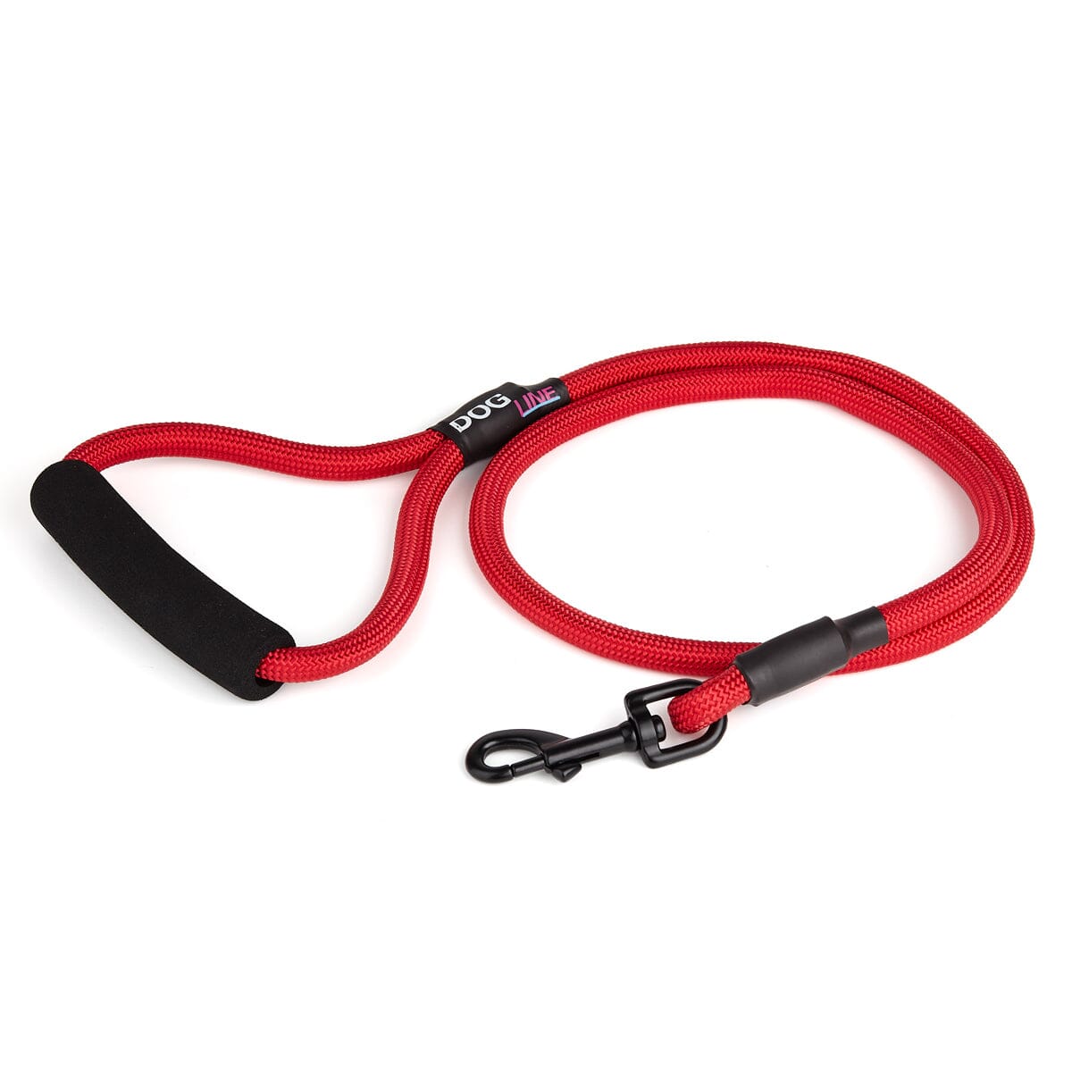 Nylon Round Dog Lead Red 4' 1 Dog Leashes Dogline