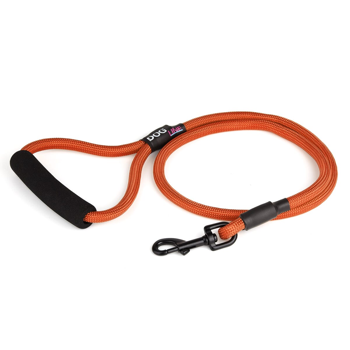 Nylon Round Dog Lead Orange 4' 1 Dog Leashes Dogline