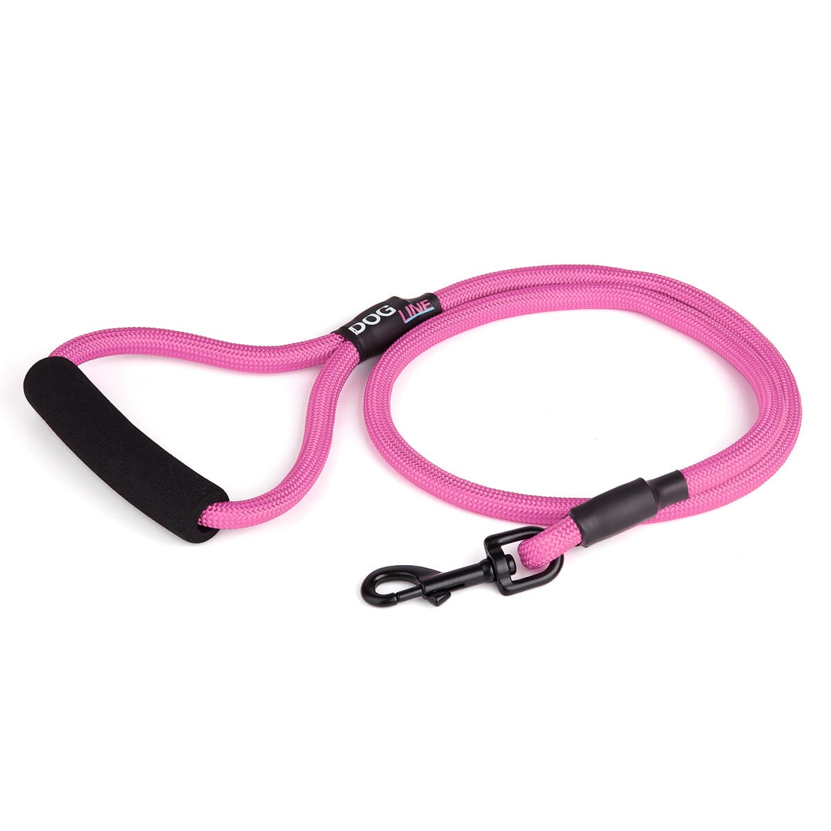 Nylon Round Dog Lead Hot Pink 4' 1 Dog Leashes Dogline