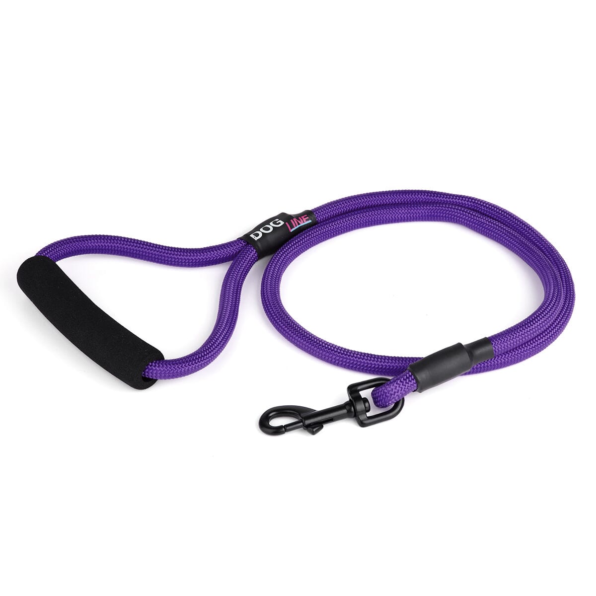 Nylon Round Dog Lead Purple 4' 1 Dog Leashes Dogline