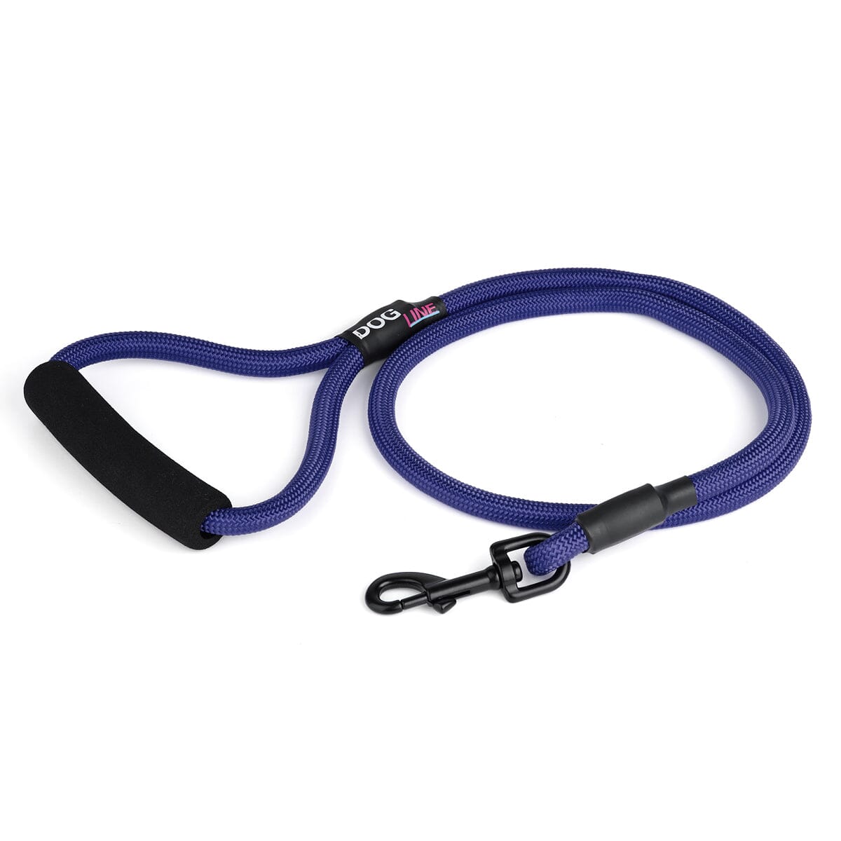 Nylon Round Dog Lead Navy Blue 4' 1 Dog Leashes Dogline