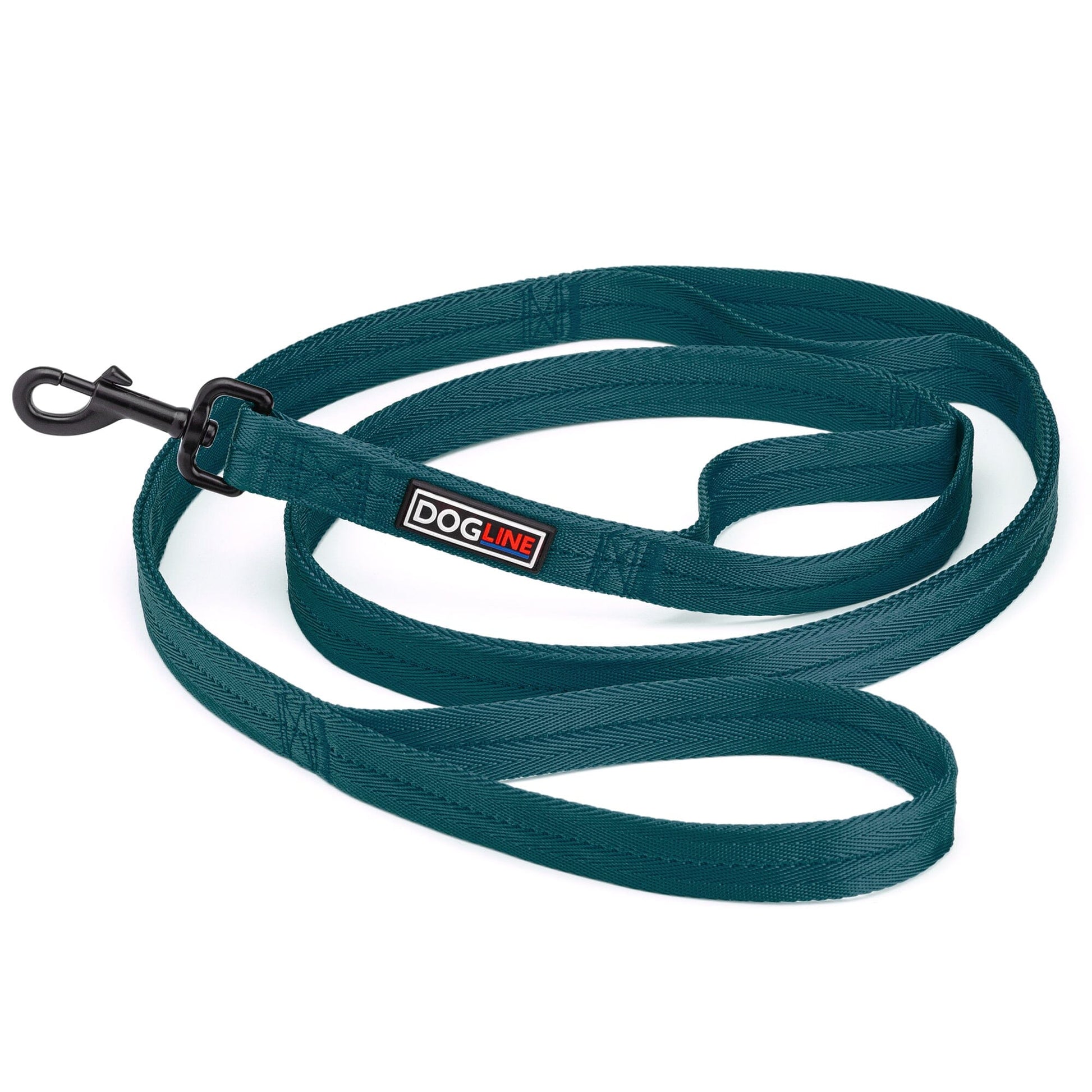 Nylon Multi-Handle Flat Dog Leash Dog Leashes Dogline