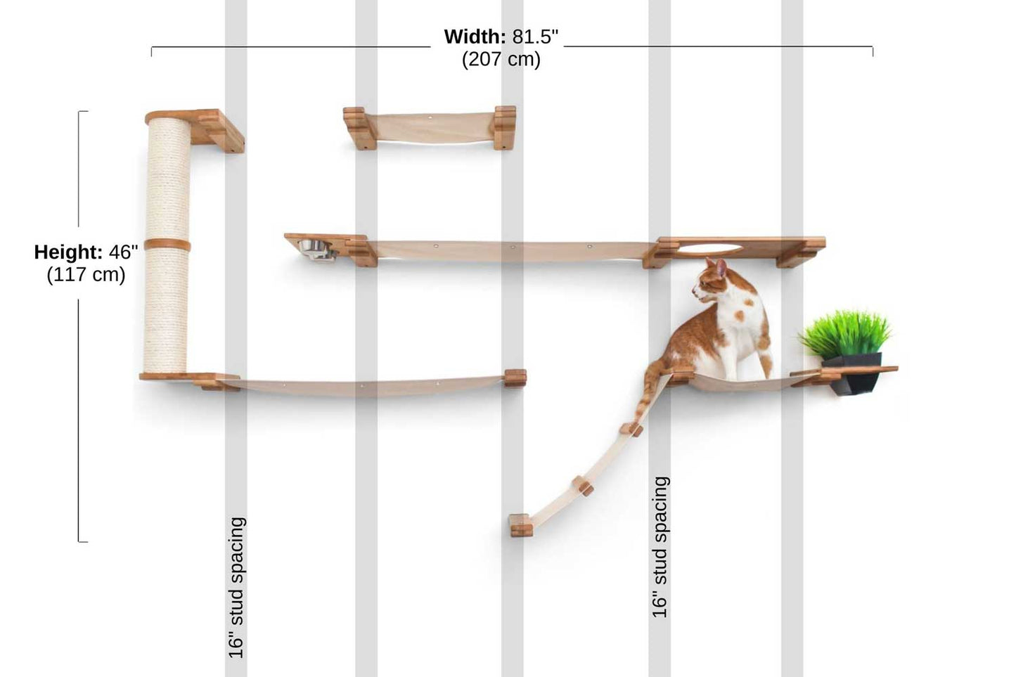 The Bunker - Multi Level Cat Tree with Perch Cat Condo Catastrophic Creations