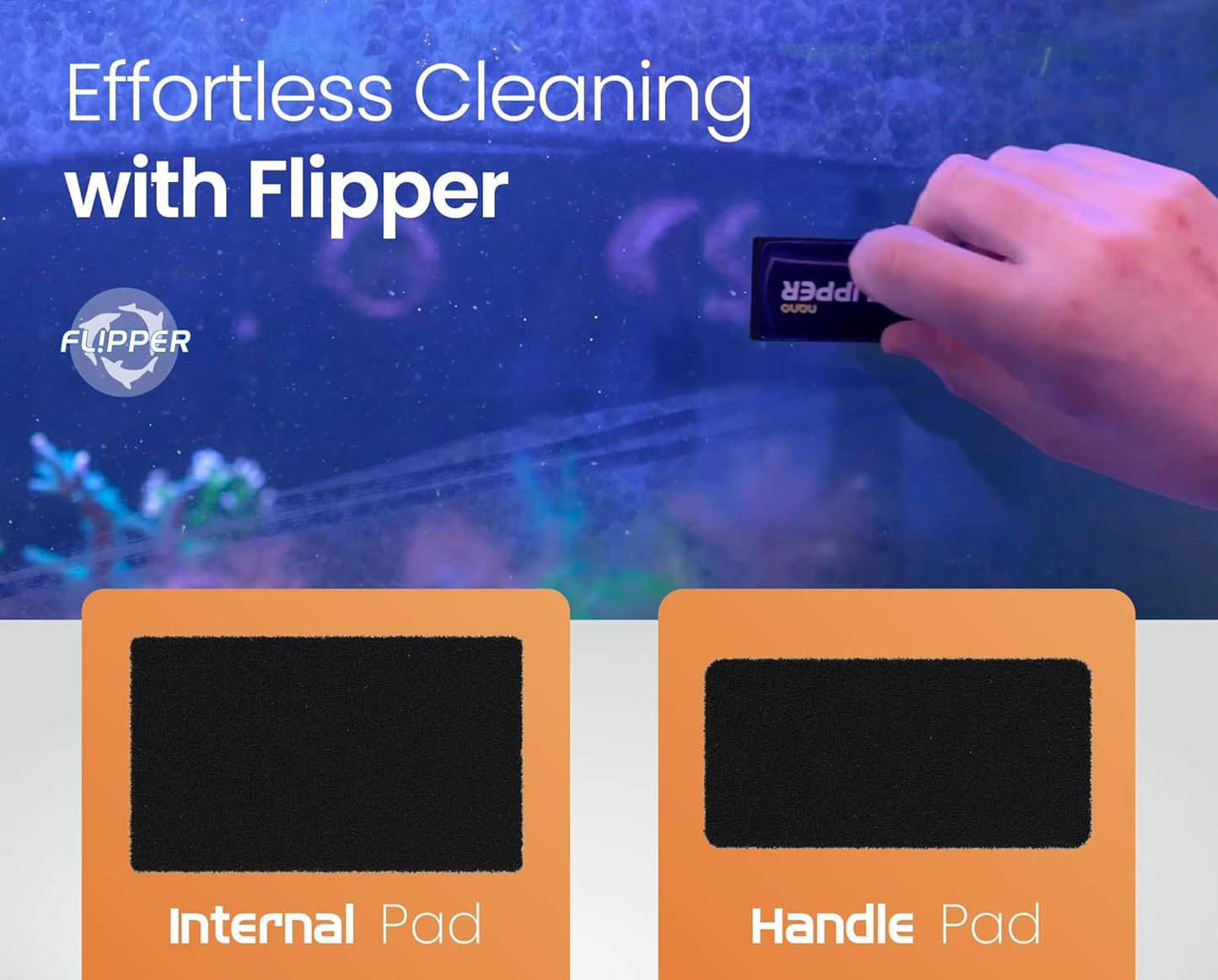 Flipper Nano Universal Maintenance Kit Replacement Blades Flipper Aquarium Products