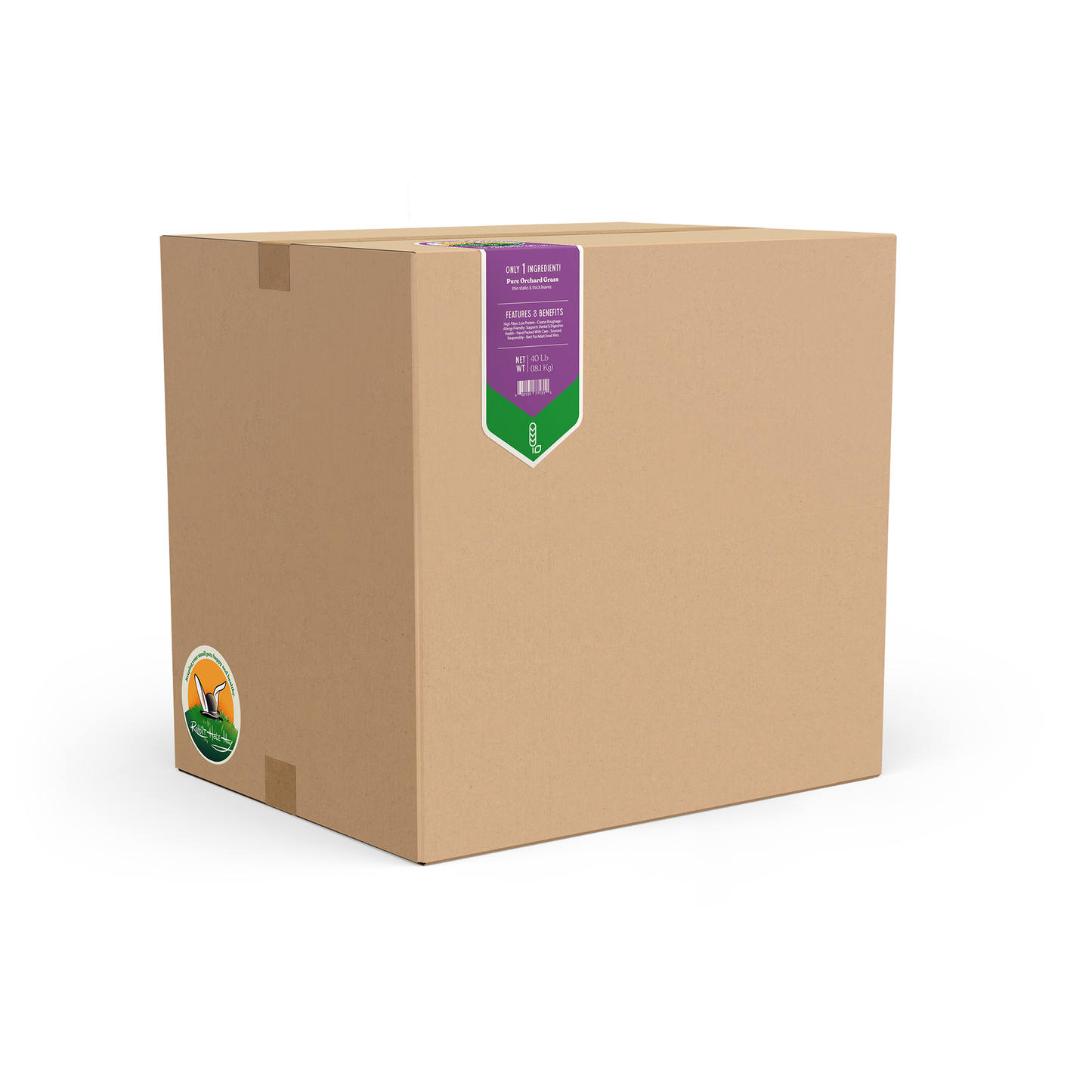 Rabbit Hole Hay Ultra Premium Coarse Orchard Grass 40 lb Hay Rabbit Hole Hay