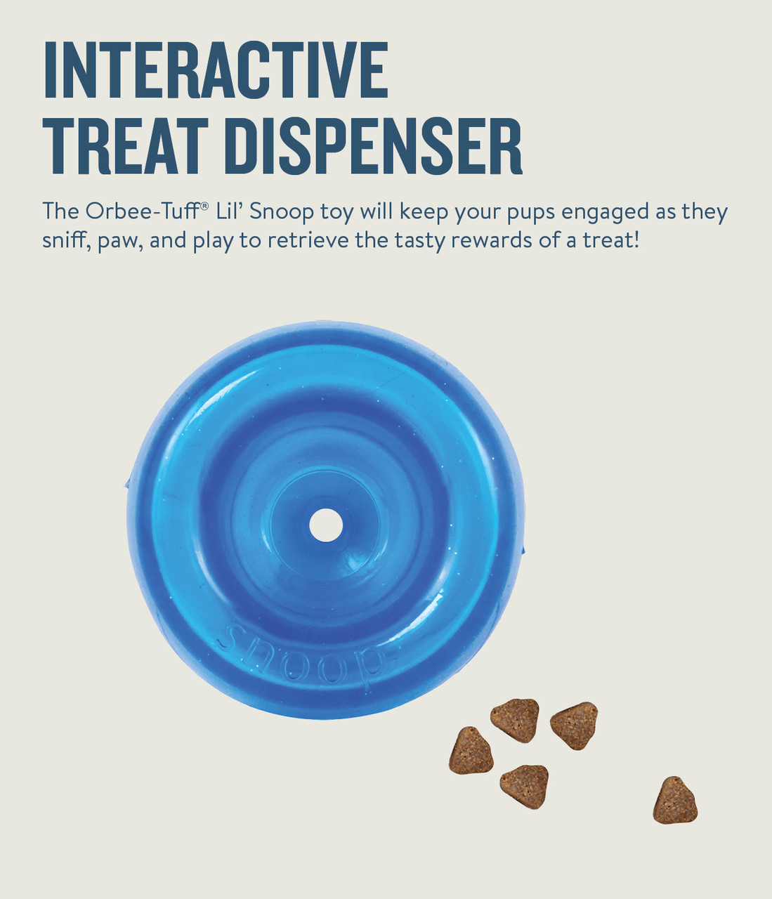 Planet Dog Orbee-Tuff Double Snoop Interactive Treat-Dispensing Dog Toy Dog Toys Balls Outward Hound