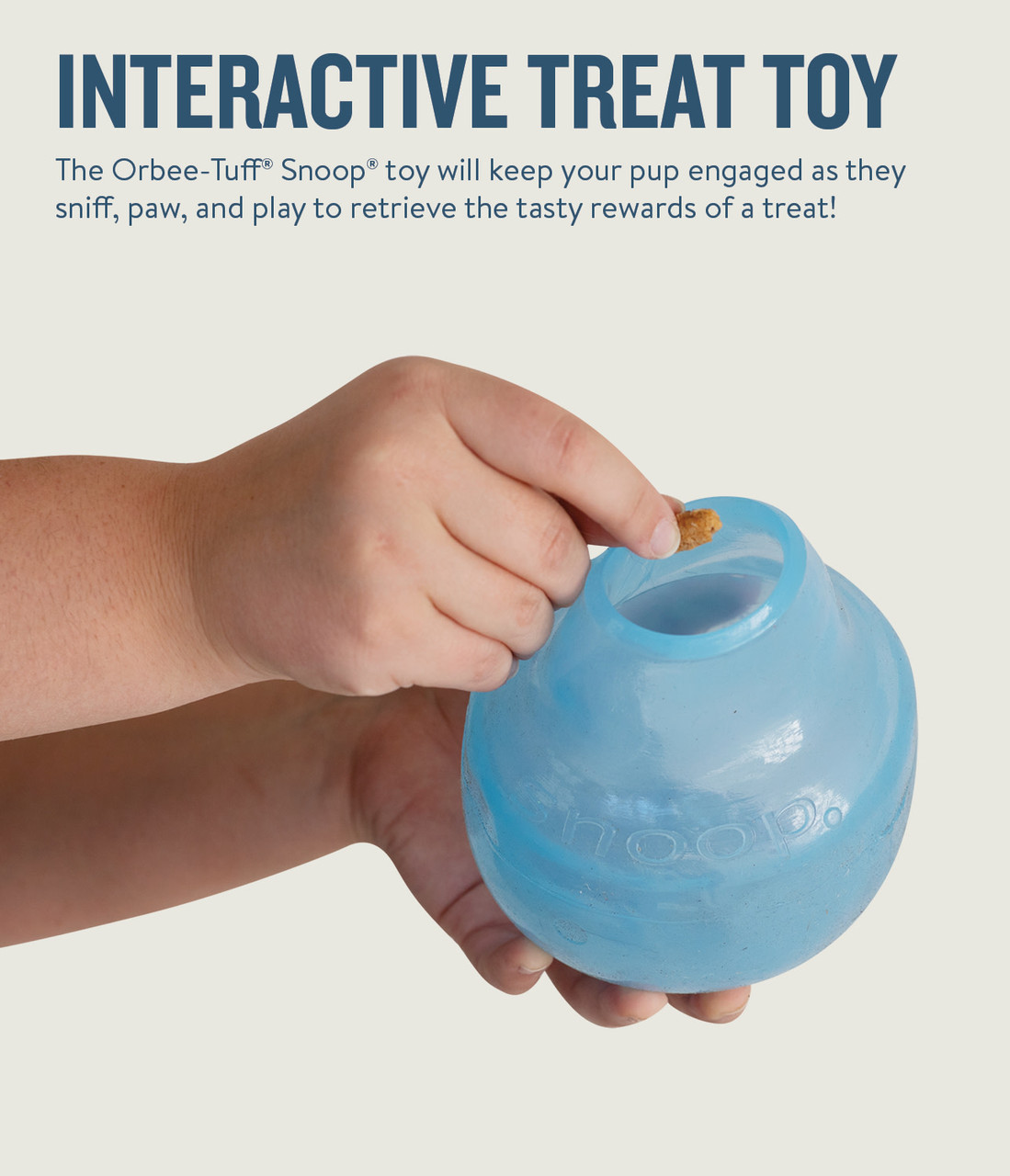Planet Dog Orbee-Tuff Double Snoop Interactive Treat-Dispensing Dog Toy Dog Toys Balls Outward Hound