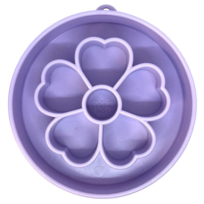 Flower eBowl Deep Slow Feeder Dog Bowl for Enrichment | USA Made Flower Bowl - Pastel Purple EBOWL SodaPup/True Dogs, LLC