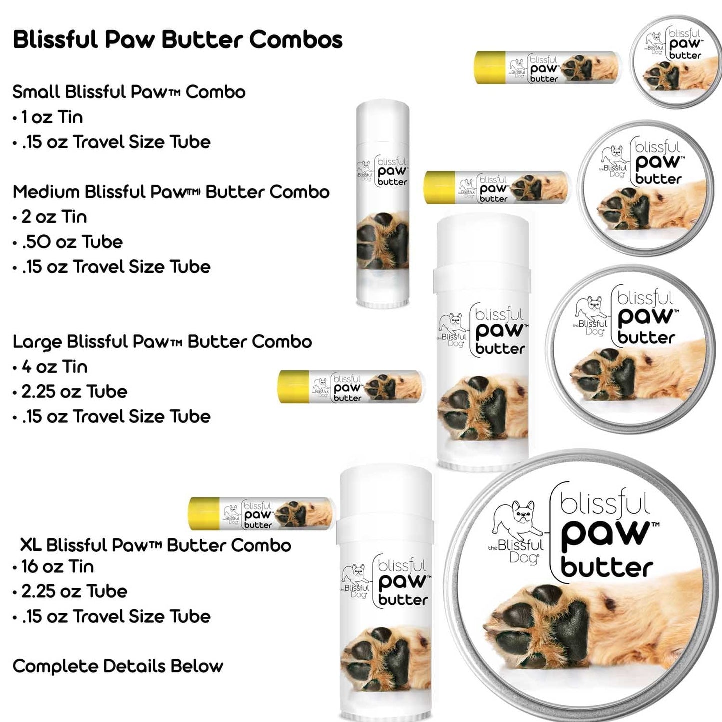 Blissful Paw® Butter Moisturizes Rough, Dry Paw Pads PAW BUTTER The Blissful Dog