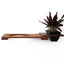 Cat Plant Stand for Wall English Chestnut Bamboo 18" Escape Hatch Cat shelves/bed Catastrophic Creations