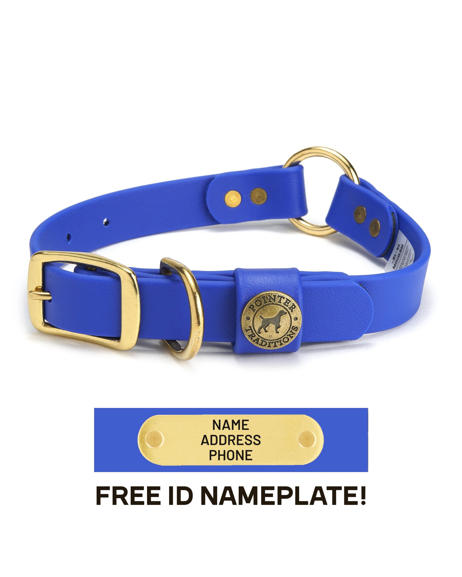 Hunting Dog Center Ring Collar - River Blue Dog Supplies Pointer Traditions
