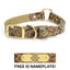 Hunting Dog Center Ring Collar - Wingshooter Vintage Camo Dog Supplies Pointer Traditions