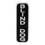 Blind Dog 2x6 Patch Black White Patch K9 Sport Sack