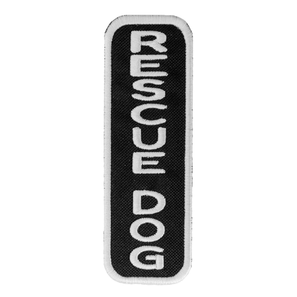 Rescue Dog Patch Black White K9 Sport Sack