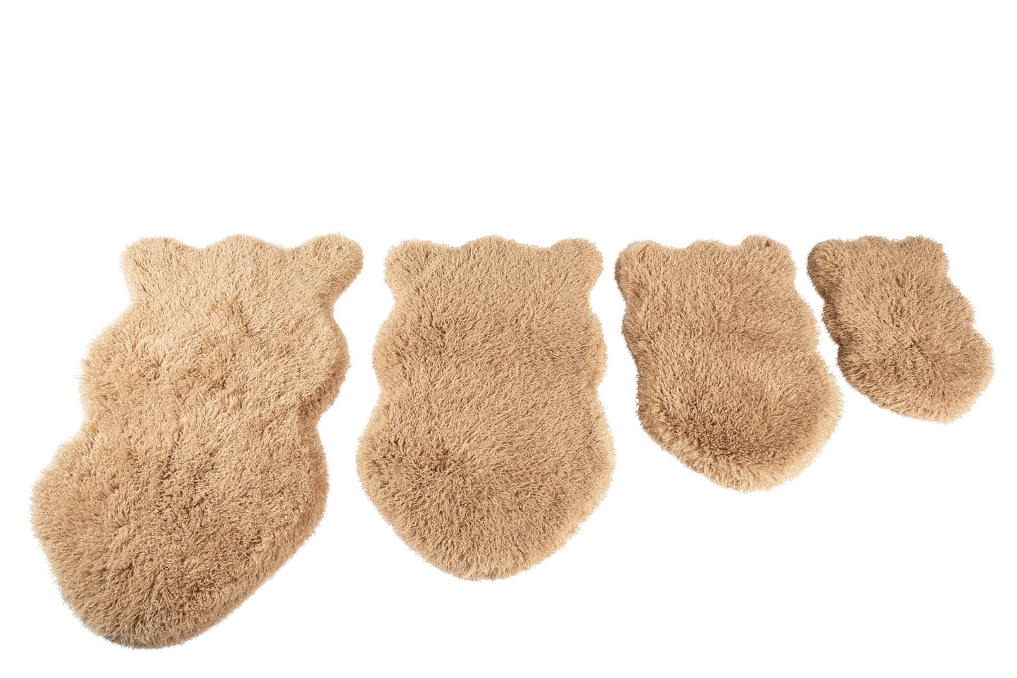 PupRug® Luxe Faux Fur Orthopedic Dog Bed - Plush Sheep Tan Dog Beds Paw