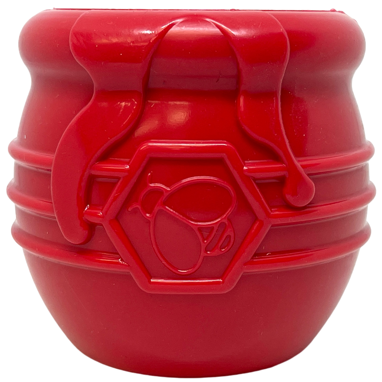 Honey Pot Dog eCup Treat Dispenser | Durable PUP-X Rubber Enrichment Toy | USA Made Rubber Dog Toys SodaPup/True Dogs, LLC