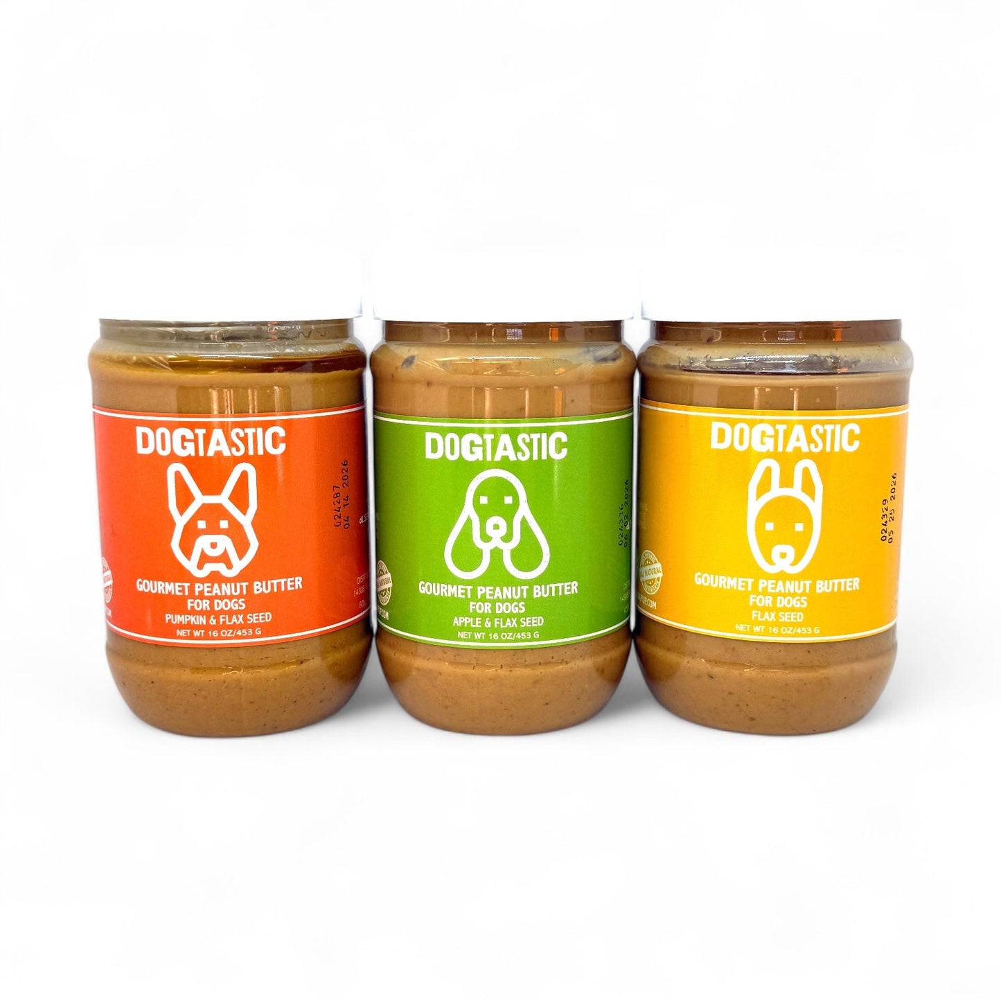 Dogtastic Peanut Butter for Dogs with Flax Seed - Xylitol-Free | USA Made - 50% off TREATS SodaPup/True Dogs, LLC