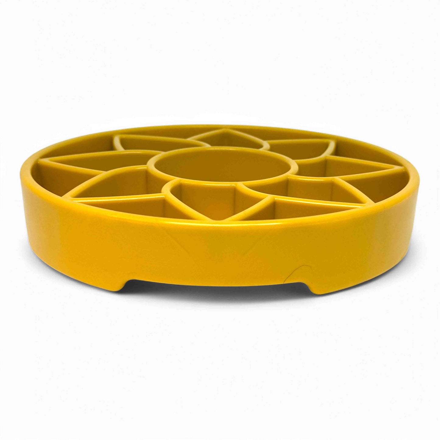 Sunflower eTray Shallow Slow Feeder Dog Bowl for Enrichment | USA Made ETRAY SodaPup/True Dogs, LLC