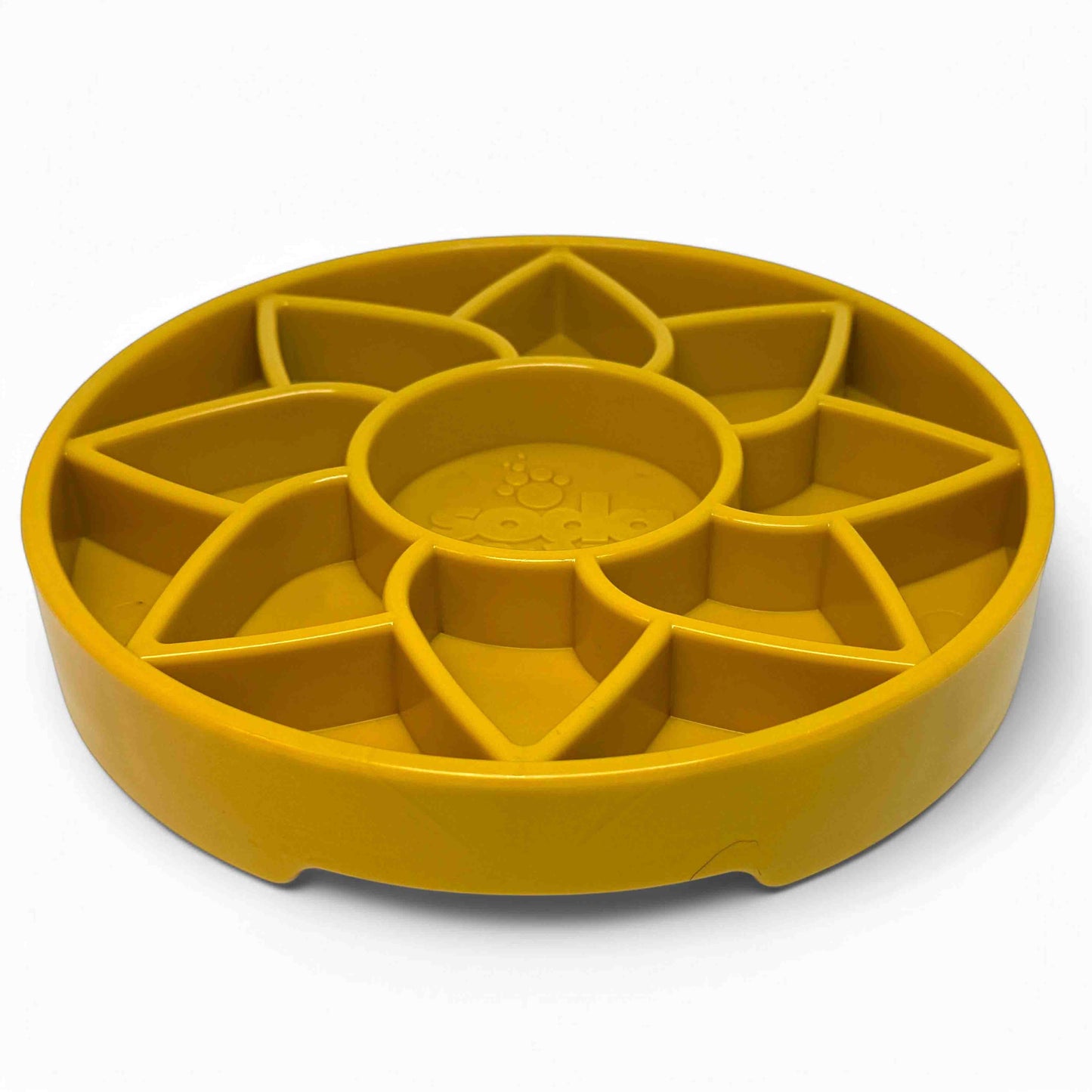 Sunflower eTray Shallow Slow Feeder Dog Bowl for Enrichment | USA Made ETRAY SodaPup/True Dogs, LLC