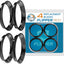 Flipper Pico 2 in 1 Aquarium Magnet Cleaner Replacement Blades 4 Pack Replacement Blades Flipper Aquarium Products