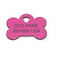 Personalized Engraved ID Tag Pink Dogline