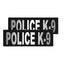 Removable Reflective Patches (Set of 2) "POLICE K-9" Dog Harnesses Dogline