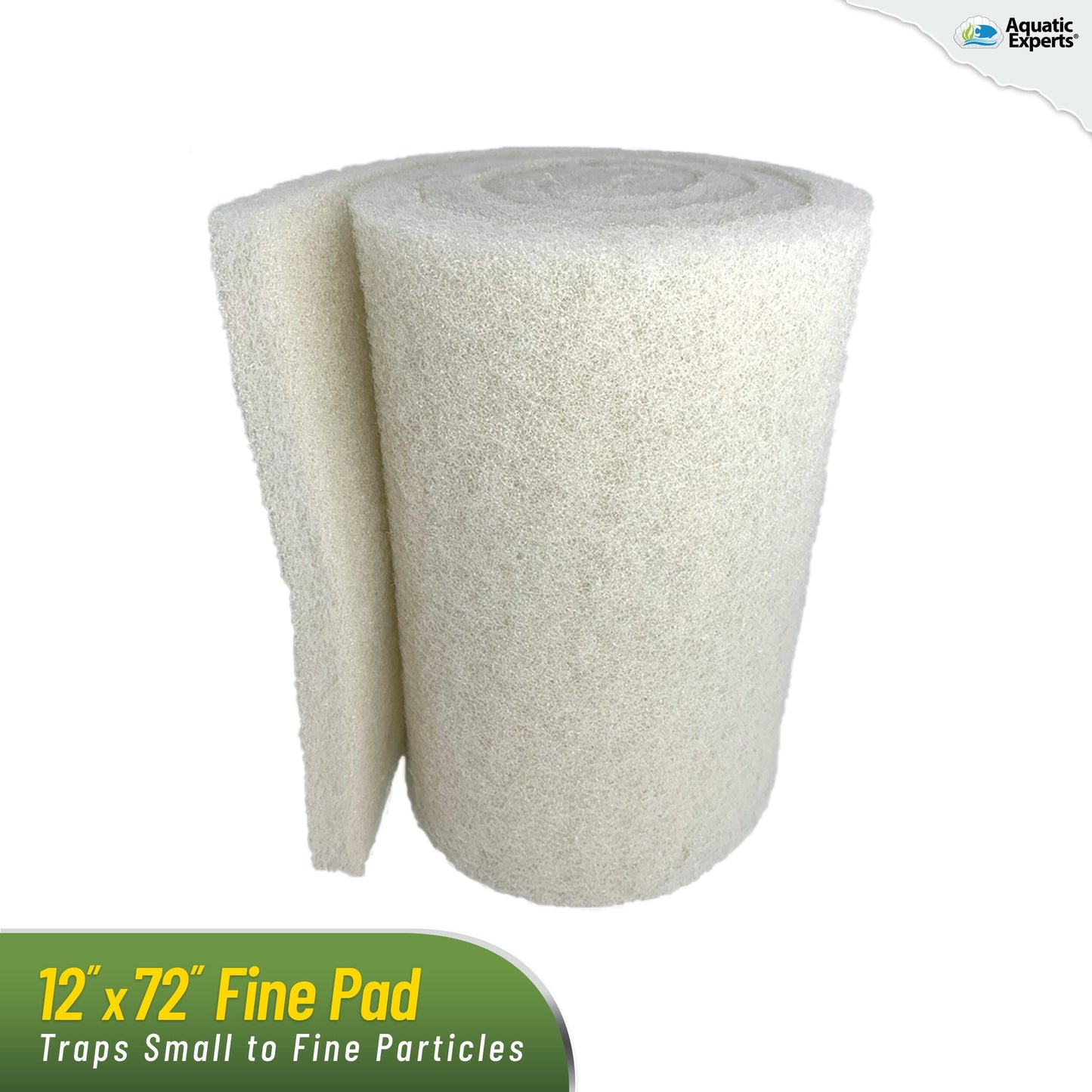 Pond Bundle - White Fine Filter Pad 12" x 72", Black Coarse FIlter Pad 12" x 72", 300 Count BioBalls with Mesh Bag Bundles Aquatic Experts