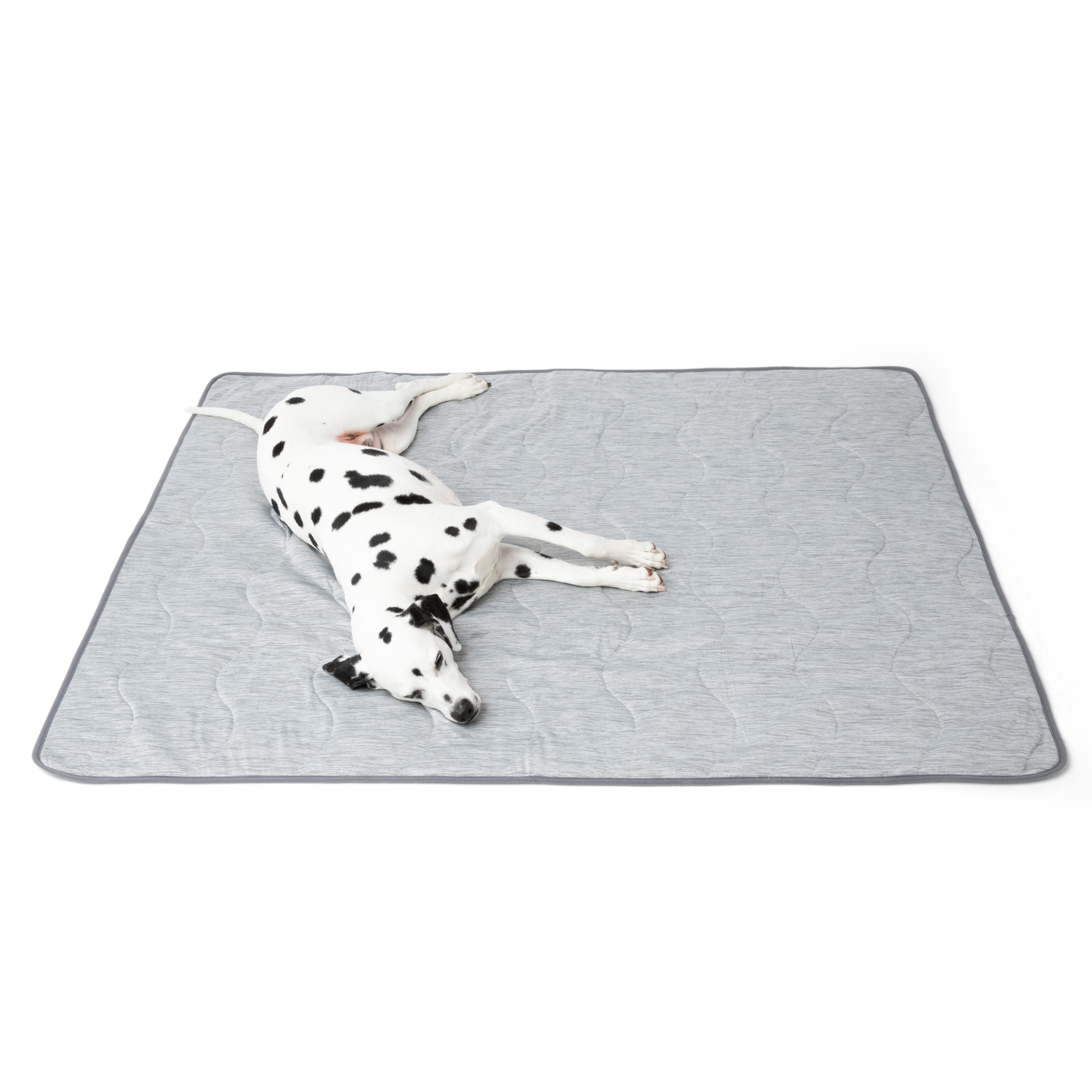 PupChill™ Cooling Bolster Dog Bed + Waterproof Blanket Bundle - Arctic Grey Paw