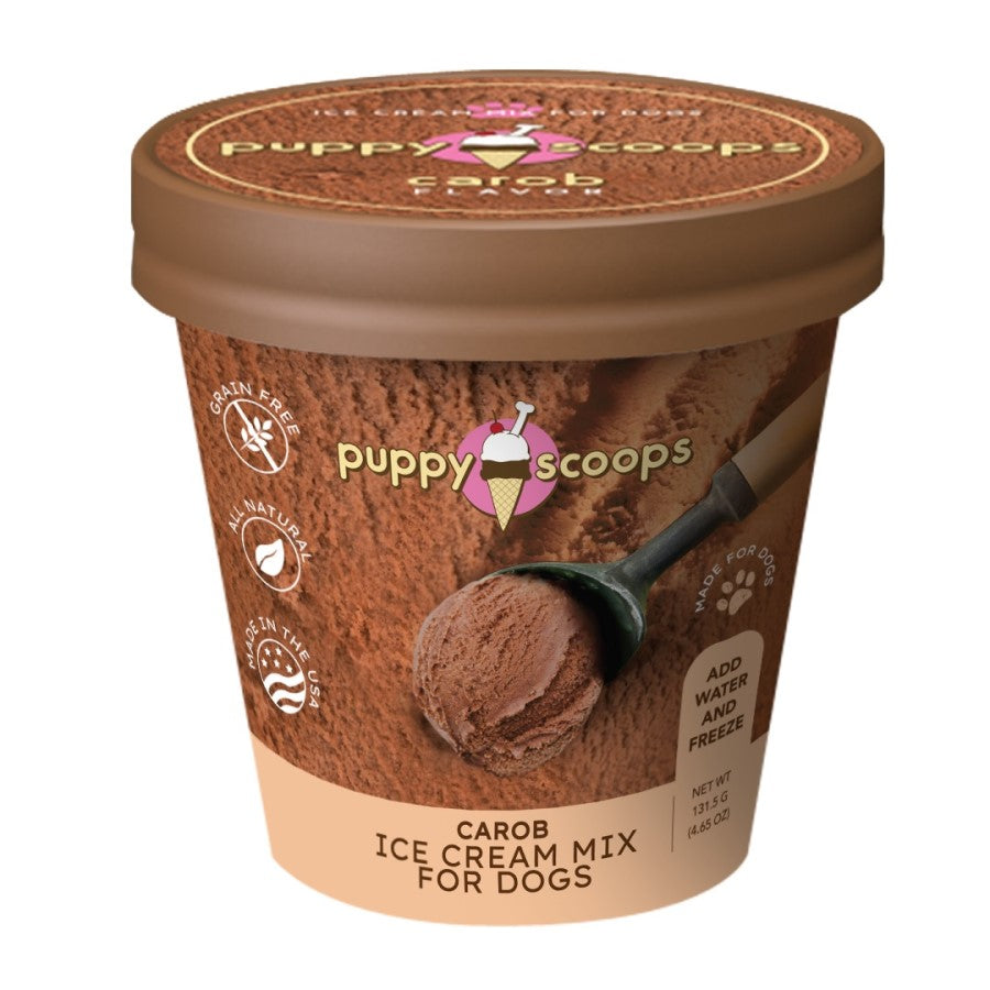 Puppy Cakes - Puppy Scoops Ice Cream Mix Carob Dog Treats Puppy Cakes