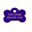 Personalized Engraved ID Tag Purple Dogline