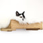 The Cat Nest Bed Natural Bamboo Cream Plush 18" Solid Shelf Cat shelves/bed Catastrophic Creations