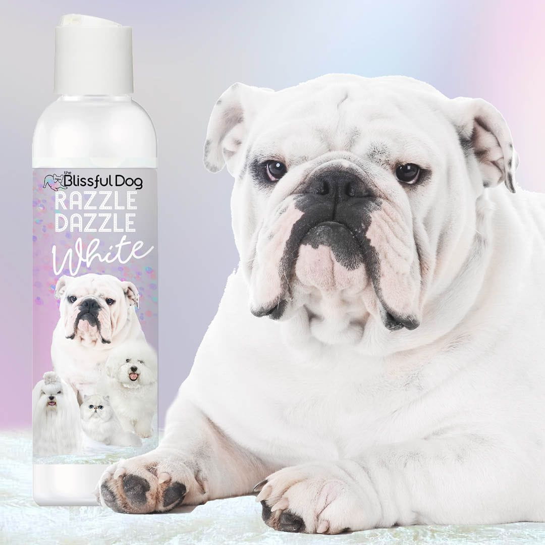 Razzle Dazzle White Pet Shampoo 8 OZ BOTTLE SHAMPOO The Blissful Dog