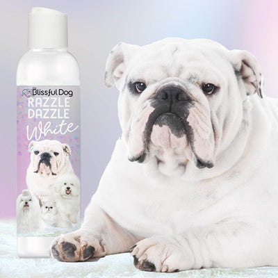 Razzle Dazzle White Pet Shampoo 8 OZ BOTTLE SHAMPOO The Blissful Dog
