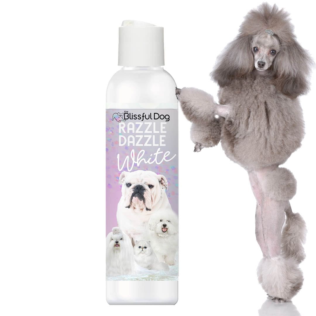 Razzle Dazzle White Pet Shampoo 16 OZ BOTTLE SHAMPOO The Blissful Dog