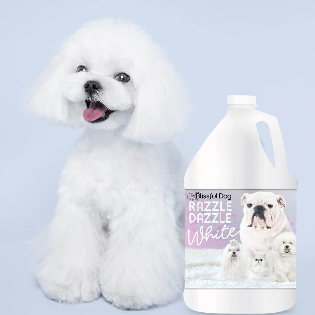 Razzle Dazzle White Pet Shampoo US GALLON SHAMPOO The Blissful Dog