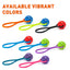 Rubber Spiral Ball with Biothane Handle Dog Toys Dogline
