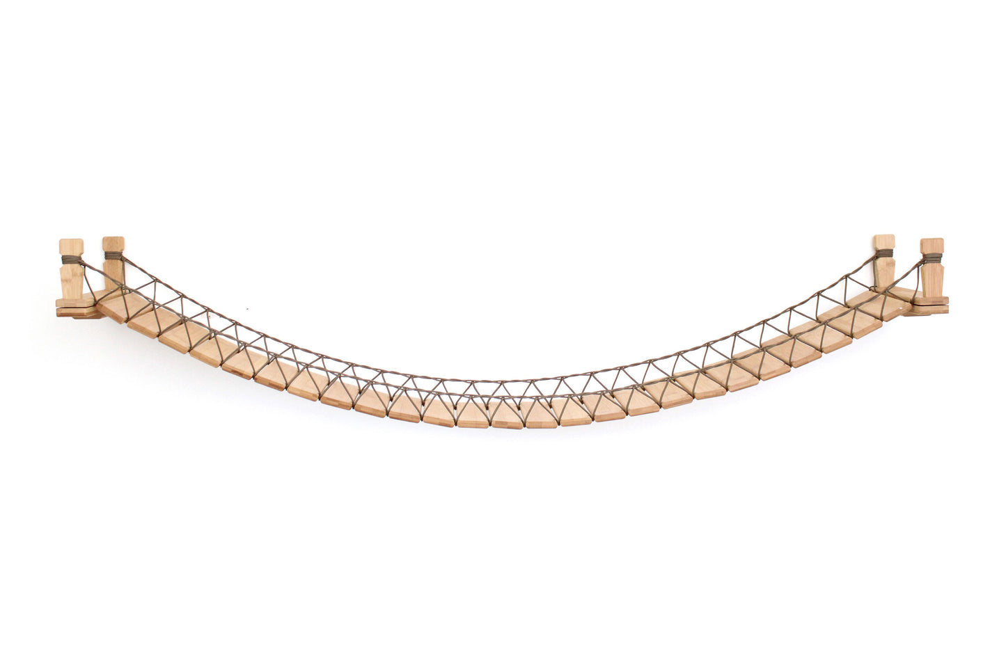 Cat Bridge for Wall Natural Bamboo 66" Cat Bridge Catastrophic Creations