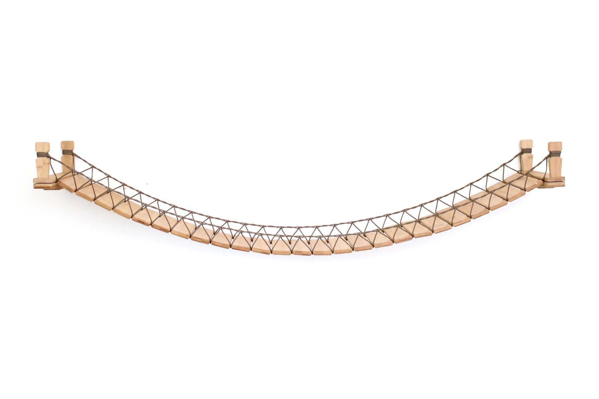 Cat Bridge for Wall Natural Bamboo 66" Cat Bridge Catastrophic Creations