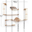 The Roman - A Wall Mounted Cat Scratcher Tree Cat Condo Catastrophic Creations