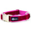 Raspberry Velvet Essential Dog Collar 1 inch wide 2 Hounds Design
