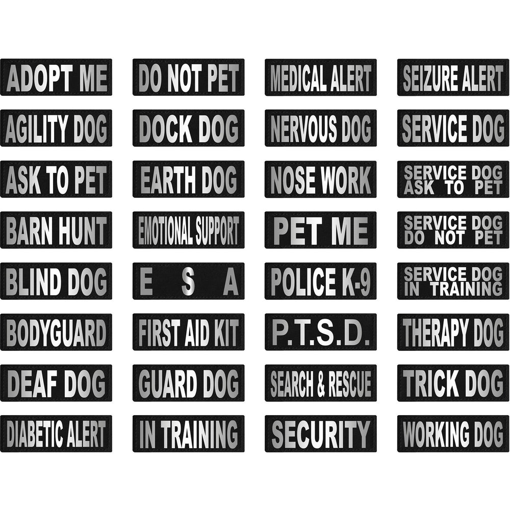 Removable Reflective Patches (Set of 2) Dog Harnesses Dogline