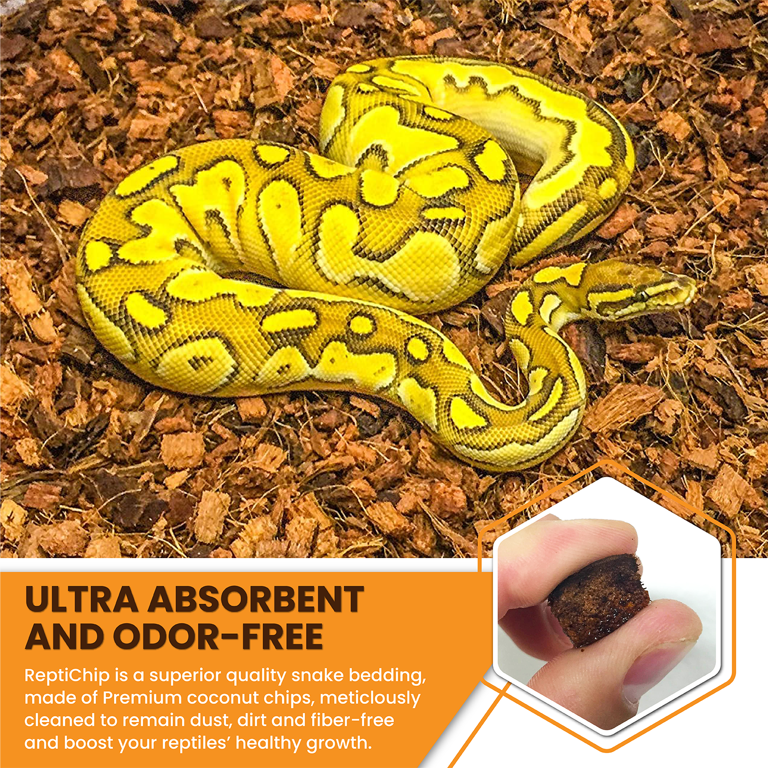 ReptiChip Breeder Blocks and Bundles Substrate ReptiChip LLC