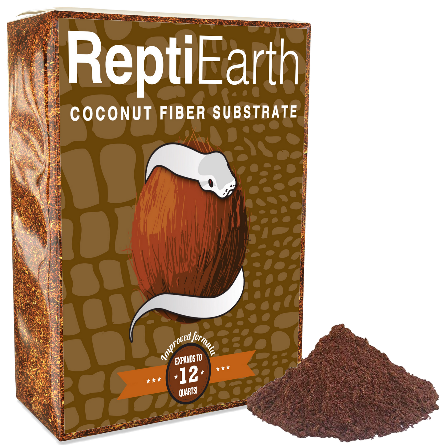 ReptiEarth Fine Coconut Fiber Mix; Ready to Use 12 Quart Substrate ReptiChip LLC