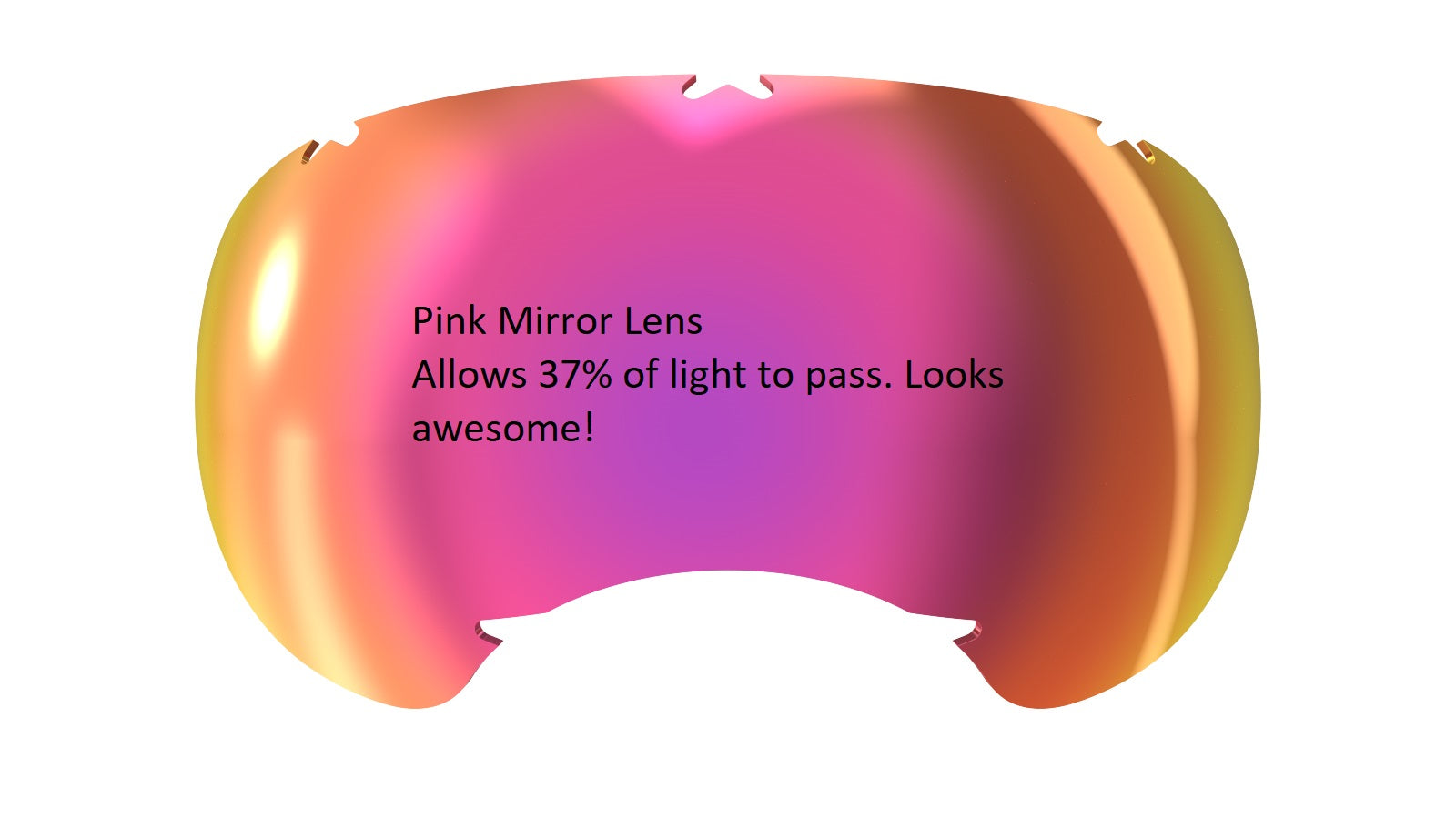 V2 Replacement Lenses - Rex Specs Pink Mirror (37%) Rex Specs Replacement Lens Rex Specs