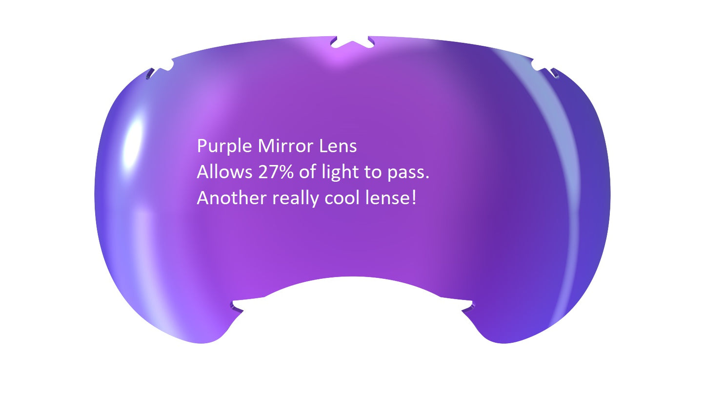 V2 Replacement Lenses - Rex Specs Purple Mirror (27%) Rex Specs Replacement Lens Rex Specs