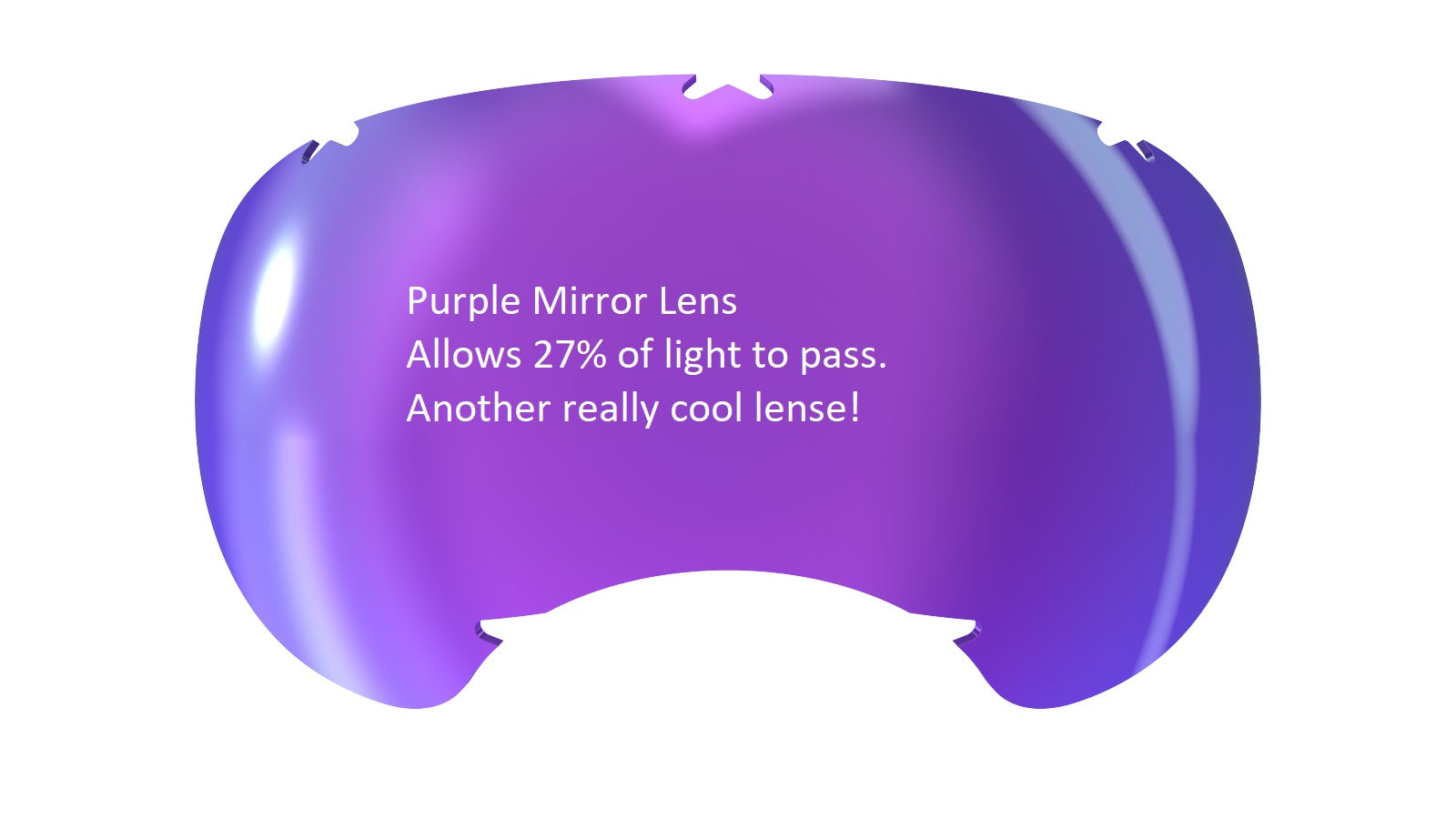 V2 Replacement Lenses - Rex Specs Purple Mirror (27%) Rex Specs Replacement Lens Rex Specs