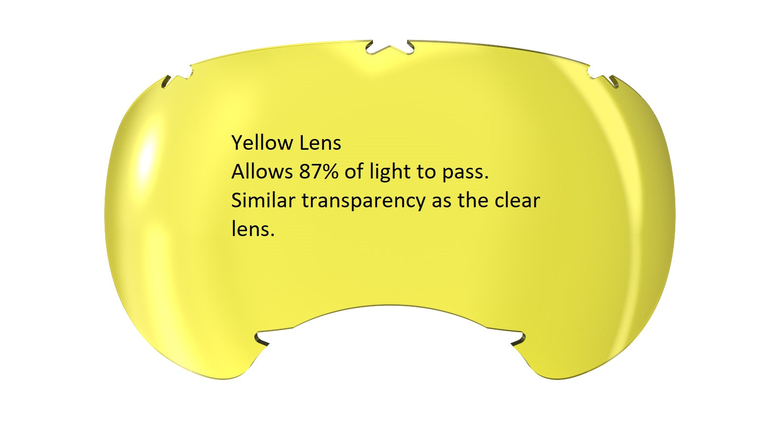 V2 Replacement Lenses - Rex Specs Yellow (87%) Rex Specs Replacement Lens Rex Specs