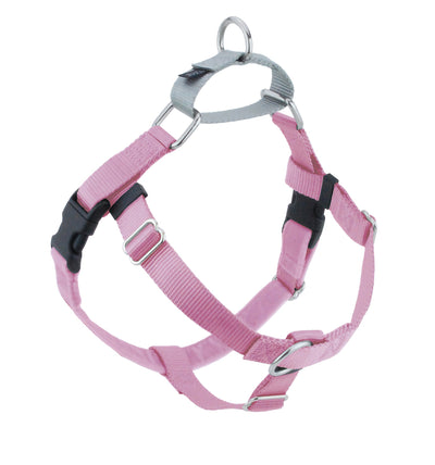 Rose Pink Freedom No-Pull Dog Harness Freedom Harness 2 Hounds Design