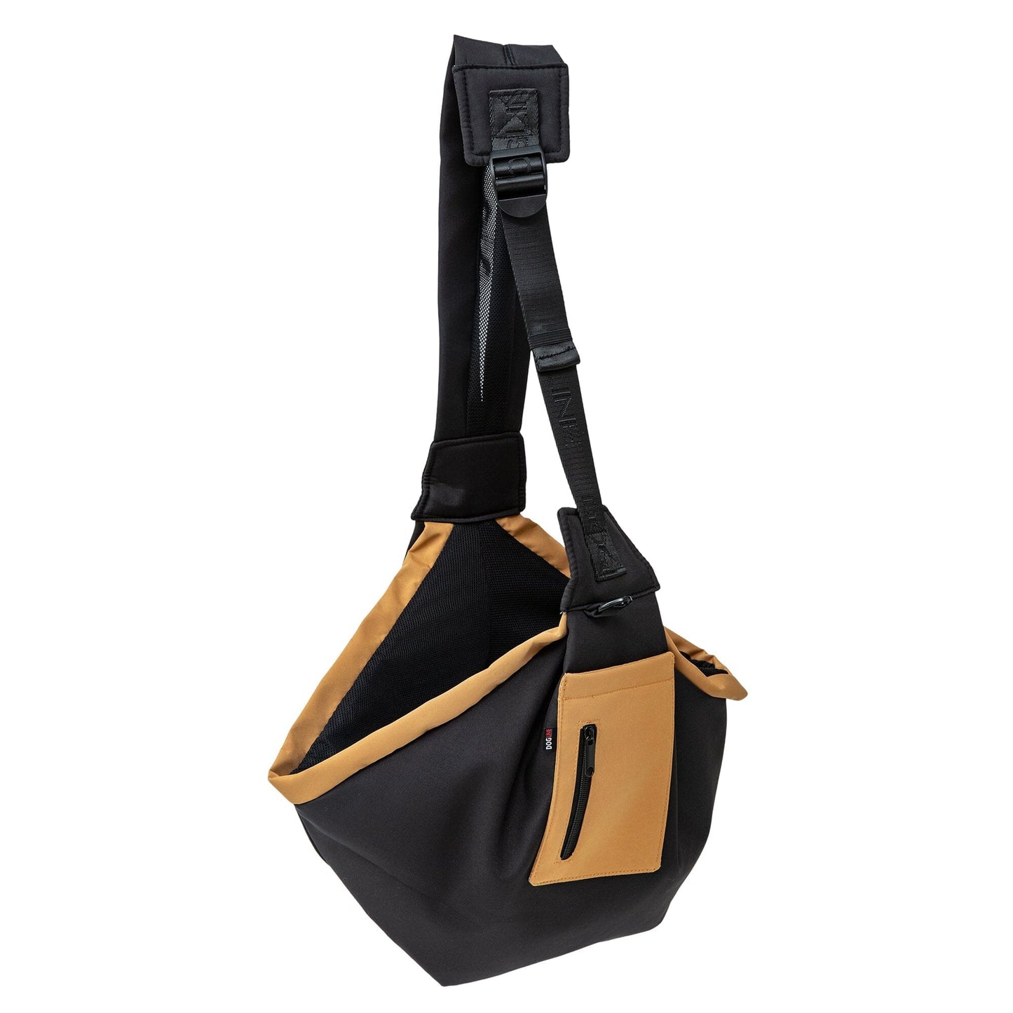 Canvas Companion Pet Sling Carrier Bag Black Camel Brown Pet Carriers Dogline
