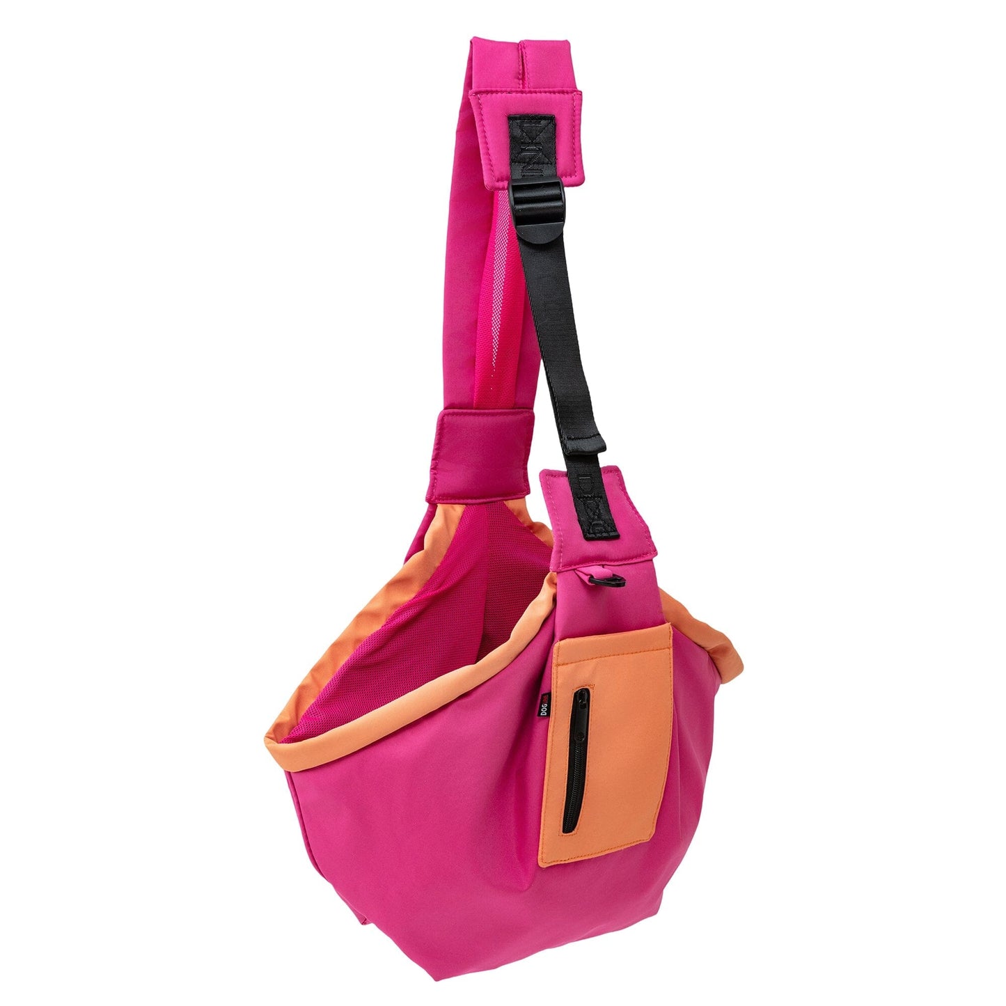 Canvas Companion Pet Sling Carrier Bag Magenta Orange Pet Carriers Dogline